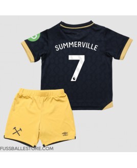 Günstige West Ham United Crysencio Summerville #7 3rd trikot Kinder 2025-26 Kurzarm (+ Kurze Hosen)